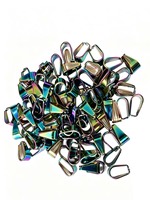 Fermoir en acier inoxydable pour graines de melon, options multi-tailles, délicat et compact, pour la fabrication de bijoux DIY (bracelets, colliers), vente en gros