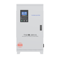 Régulateurs/Stabilisateurs de tension YILONG 20KVA 220V, régulateur automatique de type servo à haute efficacité 20000VA, AVR multifonction