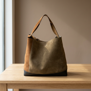 BS INTERNATIONAL Nouveauté Sac à main décontracté pour femme en cuir 100% authentique Léger Capacité 2-2,9L Fermeture éclair durable - Product Image 4