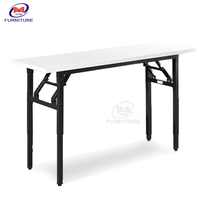 Pieds pliants en PVC pour événements, Table de Banquet, mobilier moderne d'hôtel, contreplaqué, carré Durable de 6 pieds en fer pour mariage, 20 pièces