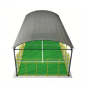 Terrain de padel à faible entretien, terrains de padel durables, terrains de padel intérieurs, design panoramique pour les tournois - Product Image 2