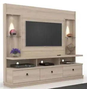 Customized Living Room Furniture TV Cabinet Background Wall Floor Cabinet