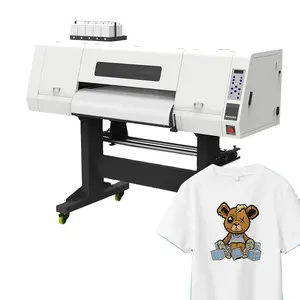 世界彩色2023高级4头Dtf打印机Tshirt印刷机60厘米Dtf打印机套装