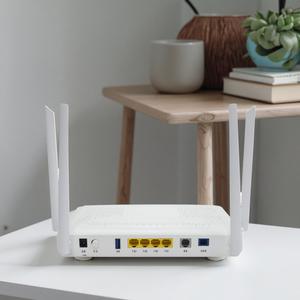Kexint FTTH xpon onu 4ge + ax3000 Wifi 6 lõi kép 1G Hz + 1 Chậu + 1USB + 1 điện xpon + gepon Wifi <span class=keywords><strong>Router</strong></span> onu - Product Image 1