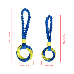 Kangdarpet Modern lüks interaktif köpek römorkör oyuncak kauçuk ve PP Polyester diş çiğnemek için kapalı/açık oyun ve eğitim - Product Image 4