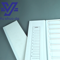 Plastic Microscope Slide Tray 10 Piece Mailer Storage Cardboard Tray Microscope Slide Holders