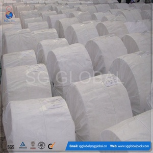 Grs CE Trung Quốc nhà máy bán buôn chiều rộng 48cm 107gsm Trắng hình ống tissu100 % Virgin PP polypropylene dệt vải trong cuộn cho túi - Product Image 6