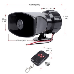 CNSPEED แตรสัญญาณเตือนภัยรถยนต์ 7 เสียง 12V ลำโพงควบคุมระยะไกลสำหรับอัพเกรดความปลอดภัยของยานพาหนะ - Product Image 3