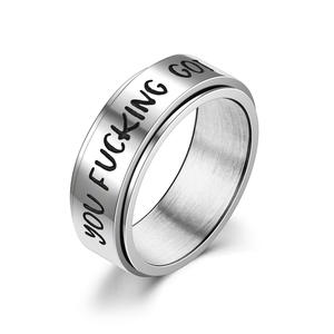 Anillo inspirador de moda europea y americana Nuevo diseño giratorio de descompresión para niños - Product Image 2