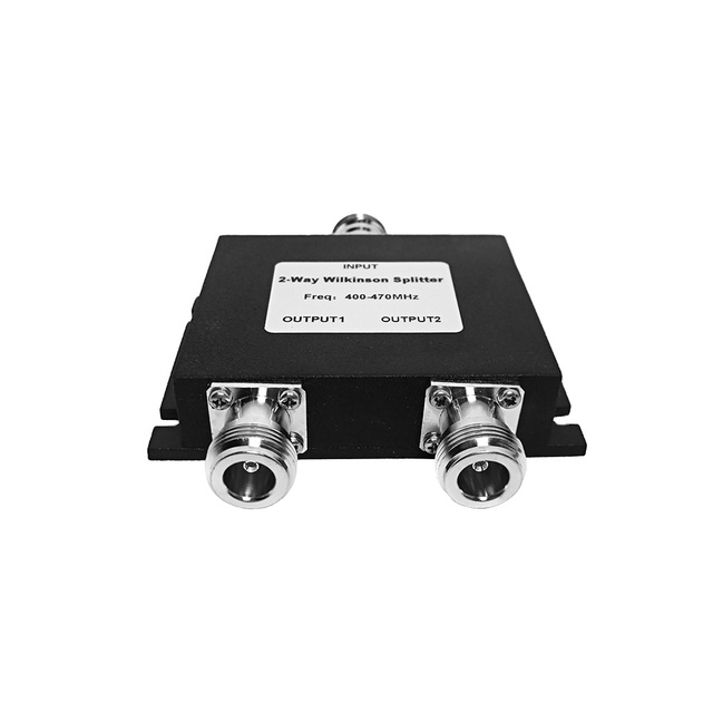 Factory Direct RF Wide Band 2 Way 3 Way 4 Way Splitter N Type Female 50 Ohm Cellular Signal Wilkinson Splitter