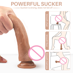 9가지 진동 주파수 7.84인치(20cm) 대형 게이 리얼 페니스 느낌 원격 제어 시뮬레이션 딜도 여성 섹스 토이 바이브레이터 딜도 - Product Image 4