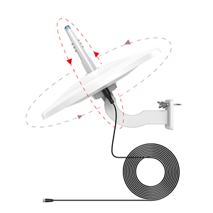 <span class=keywords><strong>Antena</strong></span> de <span class=keywords><strong>TV</strong></span> <span class=keywords><strong>Digital</strong></span> <span class=keywords><strong>para</strong></span> Exteriores/Ático ANTOP con Recepción Omnidireccional, Ganancia de 32dbi, Cable de 10m, Soporte de Pared, Luz Indicadora <span class=keywords><strong>LED</strong></span> - Product Image 4