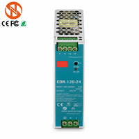 Nouvelle alimentation industrielle à découpage sur rail DIN EDR-120-24 120W 24V DC 5A 90-264V AC d'origine
