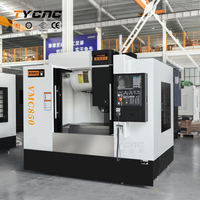 Mesin Permesinan Vertikal VMC850 Berkinerja Tinggi 3 Axis CNC Milling Machine BT40 24T ATC untuk Pembuatan Cetakan