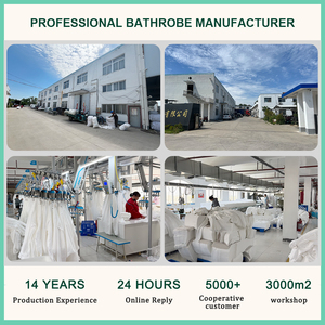 Robe de chambre longue à manches longues pour femme, en coton uni, pour le printemps et l'<span class=keywords><strong>automne</strong></span>, robe de chambre pour hôtel, robe de chambre de salon de beauté - Product Image 5