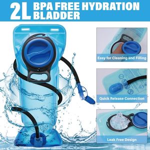 Échantillon gratuit Sac à dos tactique imperméable Molle avec poche à eau Sacs à dos de randonnée en plein air Camping Course à pied Sac à dos à eau - Product Image 3