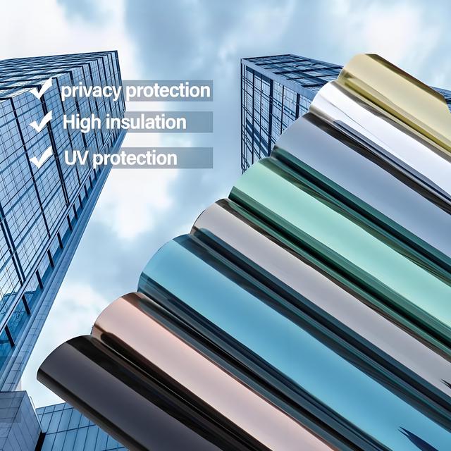 House Window Tinted Roll Building Film High Transparency Glass Architecture Membrane Reflective Commercial Window Films