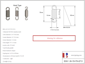 Lò xo cuộn công nghiệp bằng thép không gỉ, tùy chỉnh, tôi luyện dầu, khả năng chịu tải cao, model SWOSC-V - Product Image 5