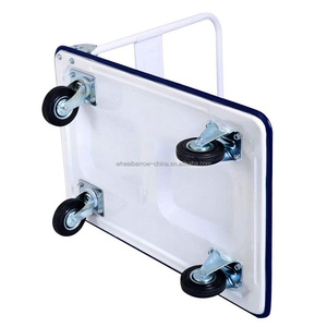 Chariot à plate-forme en fer de haute qualité 300Kg capacité de poids pliant pousser Cargo <span class=keywords><strong>Prestar</strong></span> plate-forme camion à main - Product Image 5