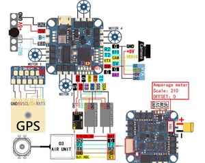 HAKRC ACP3522 ตัวควบคุมความเร็วรอบมอเตอร์แบบโลหะ 20A/40A พร้อมตัวควบคุมการบิน ICM42688 OSD บารอมิเตอร์ เซ็นเซอร์วัดกระแส สำหรับโดรน FPV - Product Image 4
