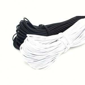 Cordón Elástico Redondo de Látex Negro OEM para Cordones Personalizados y Proyectos de Manualidades - Product Image 3