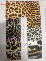 Agenda/Diario Personalizada con Cubierta de Cuero PU con Estampado de Flores y Leopardo, Tamaño A5/A6, Encuadernación de Disco, Impresión UV, Doble Línea, Regalo
