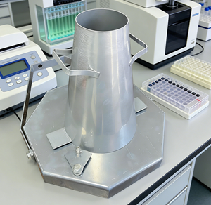 亜鉛メッキ鋼製スランプコーン試験キット プロ仕様コンクリート流動試験機 - Product Image 3