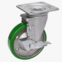 Roulettes pivotantes pour chariot industriel à charge lourde 230-450 kg, roulettes pivotantes de 4, 5, 6, 8 pouces
