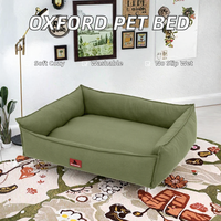 Nid pour animaux de compagnie Oxford, rectangulaire, détachable, lavable, en polycoton, doux et confortable, lit pour chien et chat, universel quatre saisons, antidérapant, anti-humidité