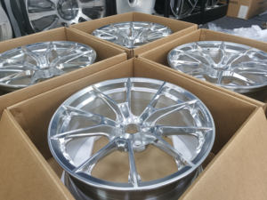 Nanjing Milong Auto 19x8.5 19x9.5 Jantes de voiture de course 5x112 Jantes forgées super légères polies pour <span class=keywords><strong>Bmw</strong></span> Série 4 M2 M3 M4 G80 G82 G87 - Product Image 5