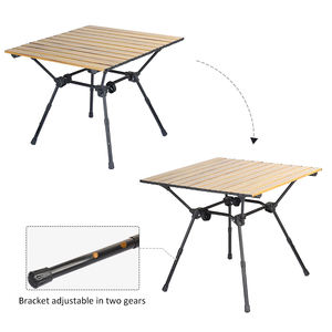Table de camping pliante compacte ultralégère en aluminium pour pique-nique, café, repas et barbecue - Product Image 4
