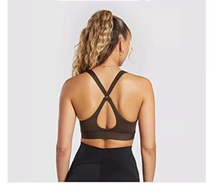 Women's Shockproof Fashion Sports <strong>Bra</strong> Hollow Design Beautiful Back Fitness Vest High Strength Yoga <strong>Bra</strong> - Product Image 6