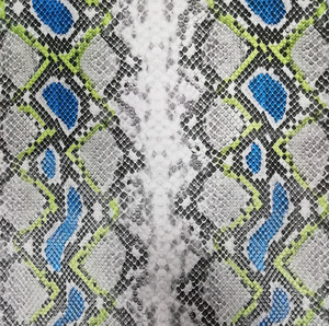 Vente en gros similicuir synthétique imprimé peau d'animal similicuir PU de créateur pour sac artisanat coussin siège <span class=keywords><strong>portefeuille</strong></span> - Product Image 5