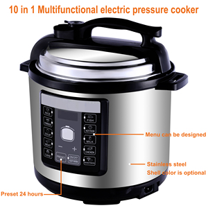 Olla Arrocera Digital de Acero Inoxidable de 6L con Pantalla LED, Electrodoméstico para el Hogar, Hotel y Uso en Exteriores 5l 6l - Product Image 3