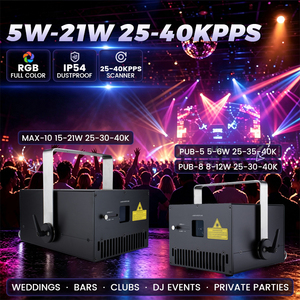 ระบบไฟเลเซอร์โชว์แบบแท่ง ILDA FB4 กำลังสูง 5W 6W 8W 10W 15W 20W หลายสี สำหรับเวที - Product Image 1