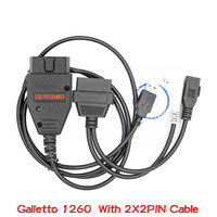 Cable de Reprogramación Galletto 1260 EOBD2/OBD2 Más Vendido con Chip FT232RQ, 1 Año de Garantía, Compatible con la Mayoría de los Autos