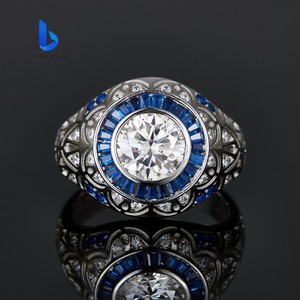 Anello in Moissanite Colorata 2026 Nuovo Placcato Oro 18K in Lega di Metallo Prezioso <span class=keywords><strong>Gioielli</strong></span> per Fidanzamento Anniversario Donna Unisex - Product Image 2