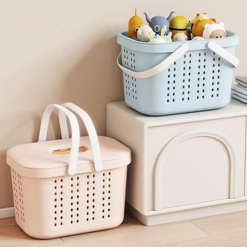 Organizador Plegable Algodón Cesta Almacenamiento Cuerda Algodón - 35x26x13cm, Plegable, Decorativa, Multiusos Cesta Organizador Estante Armario