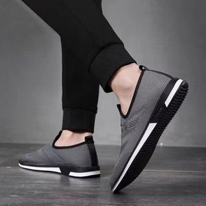 Chaussures de marche décontractées pour hommes, tendance sportive estivale, à lacets, semelle en mesh respirante, légères et confortables - Product Image 4