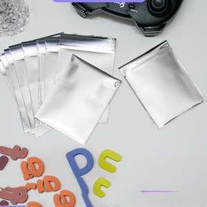 Bolsa de Correo Metálica Plateada en Existencia, Bolsa Ciega para Juguetes, Insignias, Ropa, Embalaje, Bolsa de Correo de Papel de Aluminio, Bolsa Autoadhesiva - Product Image 2