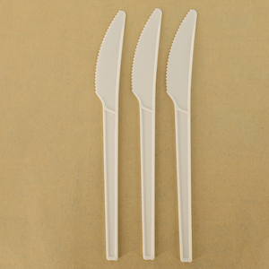 Couteaux jetables en CPLA de style simple et compostable pour la restauration à emporter - Product Image 2