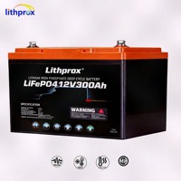 Batterie LiFePO4 12,8 V 300 Ah à décharge profonde pour chariot de golf, moteur de pêche à la traîne, camping-car, solaire, chauffage RS485, faible autodécharge