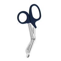 Ciseaux à pansements multifonctionnels en acier inoxydable portables pour l'extérieur avec logo personnalisé 14,5 cm