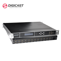 Encodeur vidéo multi-canaux DIGICAST pour tête de réseau de télévision numérique, multiplexeur avec sorties RTMP/HTTP/RTSP/HLS/SRT/UDP/RTP/ASI