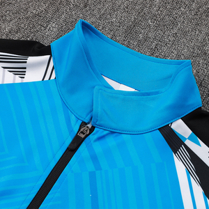 Tuta da <span class=keywords><strong>Calcio</strong></span> con Zip Lunga del Napoli 24/25 Qualità Thailandese OSIMHEN KVARATSKHELIA <span class=keywords><strong>Abbigliamento</strong></span> <span class=keywords><strong>Sportivo</strong></span> per Adulti e Bambini - Product Image 5