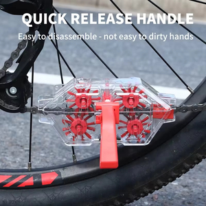 Herramienta Multifunción para Limpiar Cadenas de Bicicleta, Juego de Cepillos de Limpieza, Limpiador de Cadenas de Bicicleta - Product Image 4