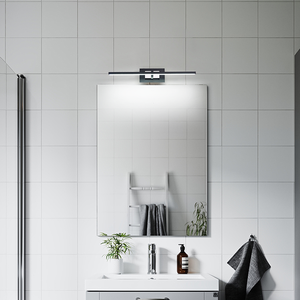 Modern Black Aluminum Wall <b>Lamp</b> LED Dimmable <b>Touch</b> Control 3500K Warm White Surface Mounted for Bathroom - Product Image 4