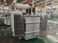 Transformateur immergé dans l'huile 10 kV S11 extérieur 3P 630 kVA abaisseur 50/60 Hz bobinage en cuivre 400 V Mall Park Honggu