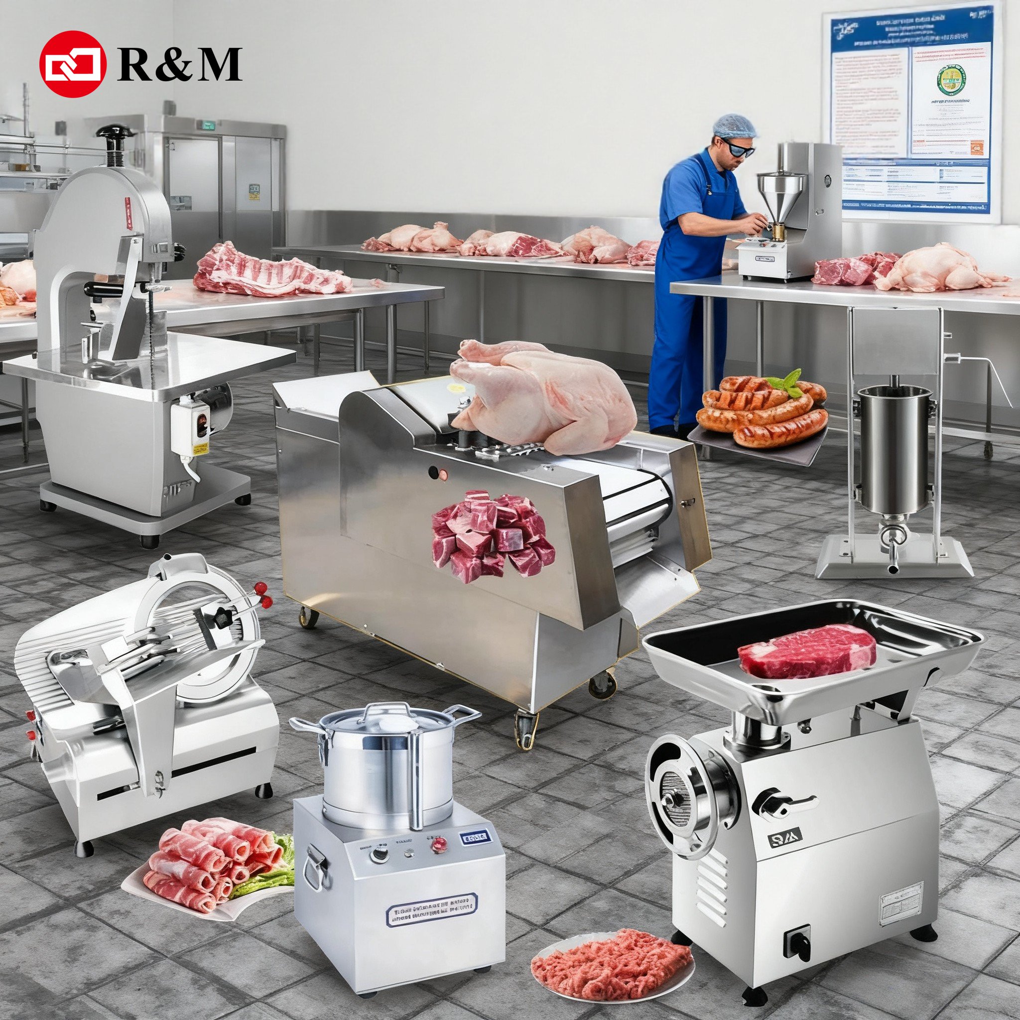 Профессиональный небольшой автоматический козий лазер для резки мяса