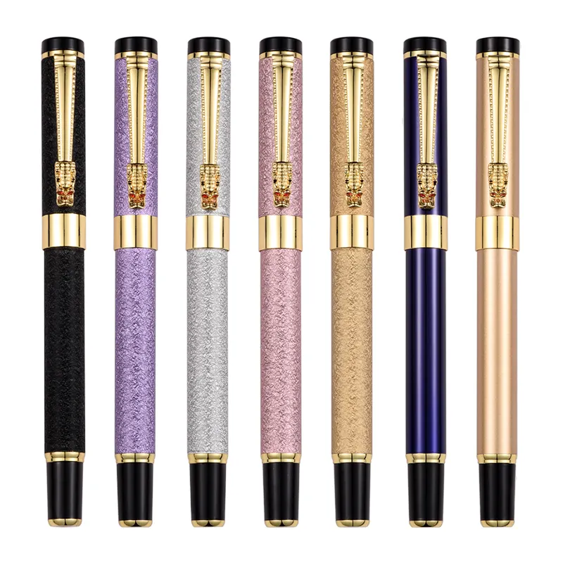 Business Gift Metal Pen Dragon Clip Promotion Luxury Fountain Pen With Customized Logo